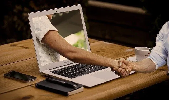 People staying connected remotely during the coronavirus pandemic