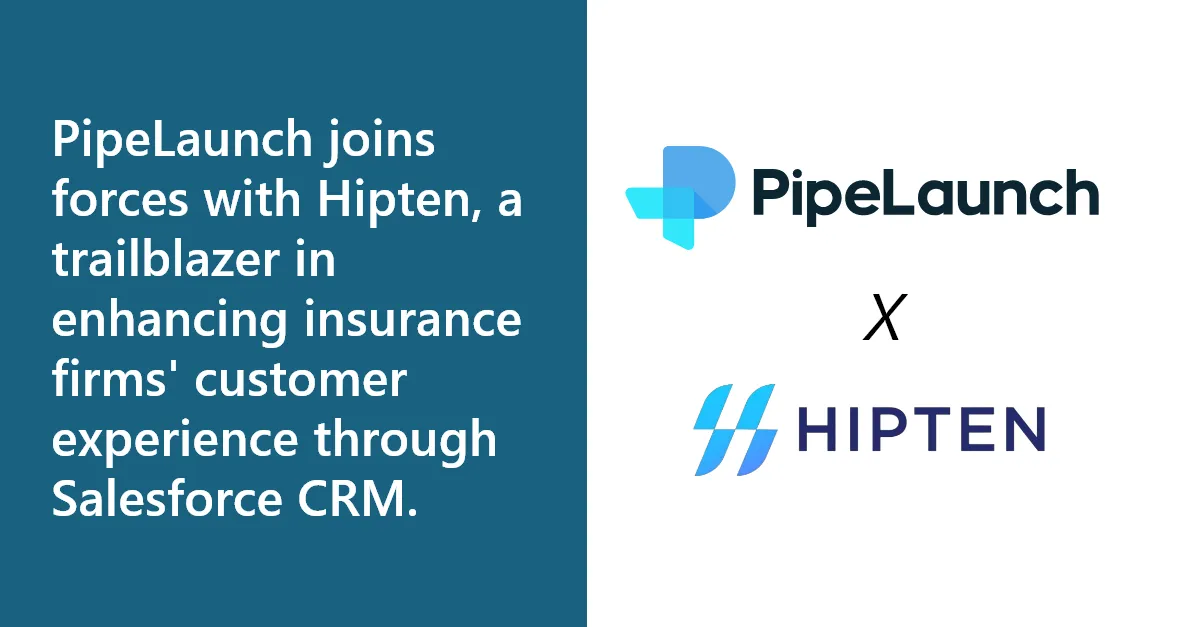 Hipten and PipeLaunch Partnership
